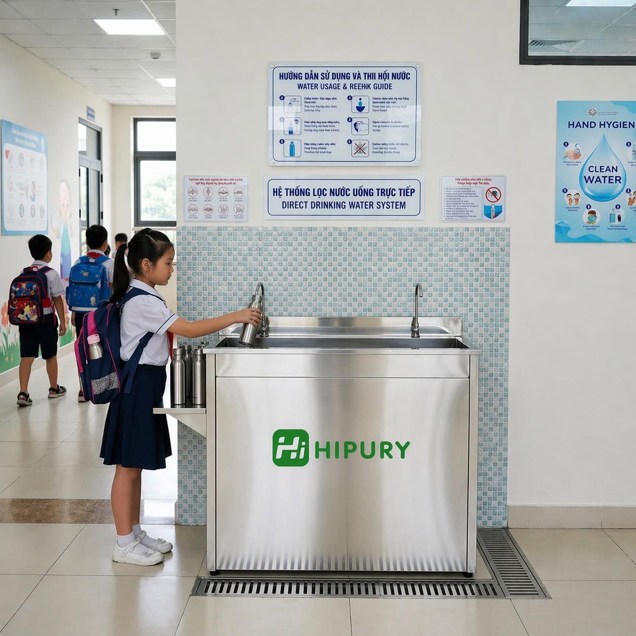 Máy lọc nước bán công nghiệp HIPURY - Ảnh 5