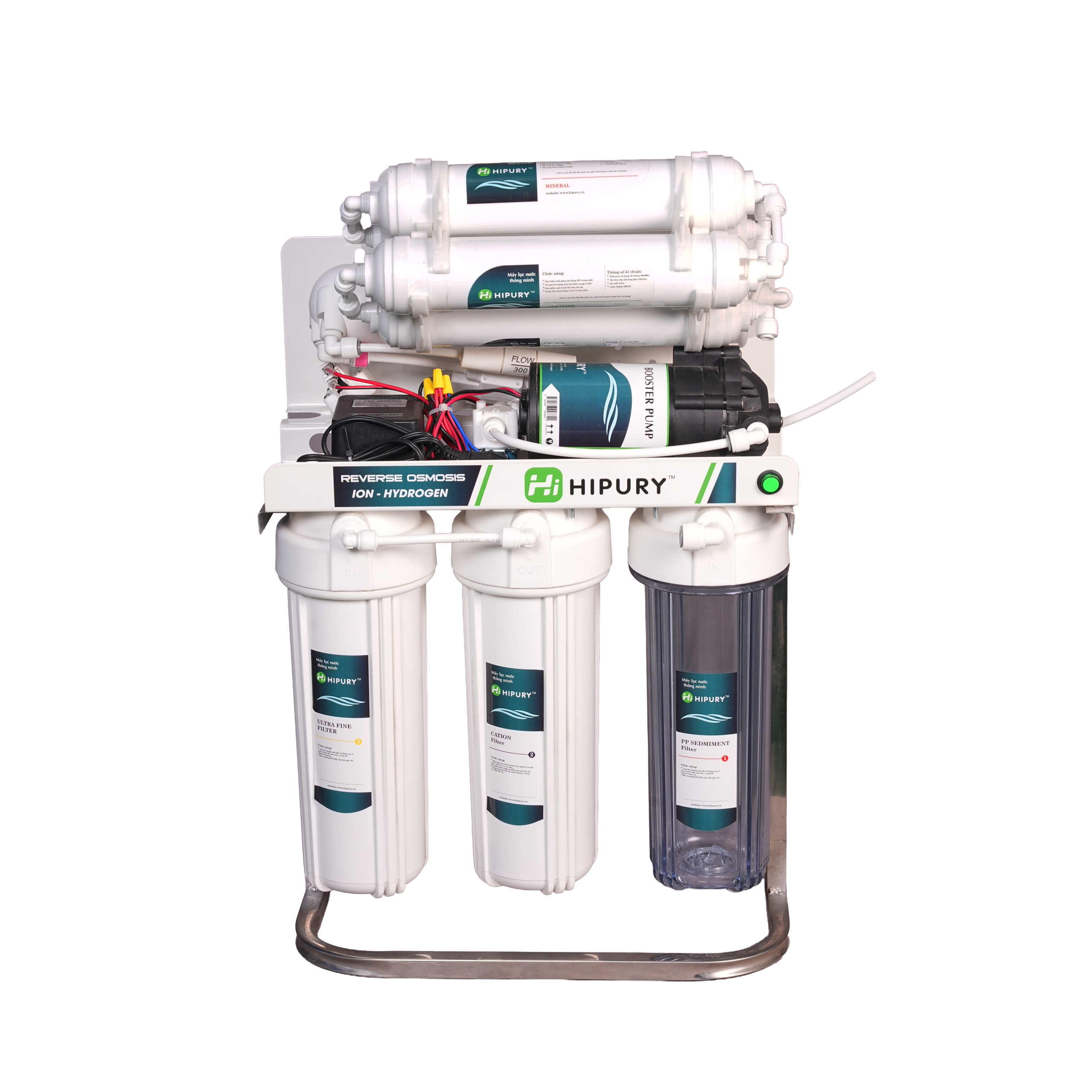 Máy lọc nước 10 cấp không tủ Hipury – lắp gầm tủ bếp - Ảnh 3