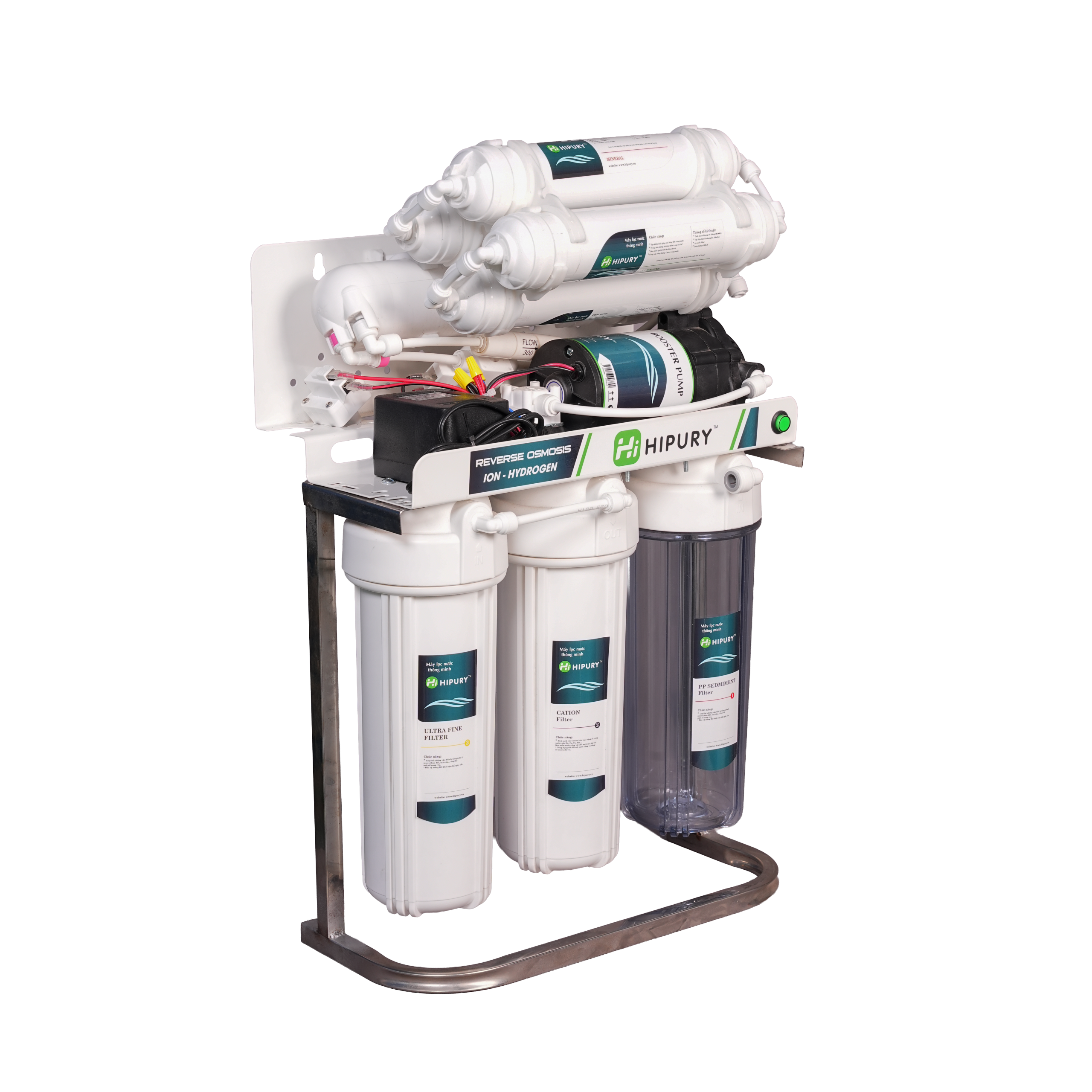 Máy lọc nước 10 cấp không tủ Hipury – lắp gầm tủ bếp - Ảnh 4