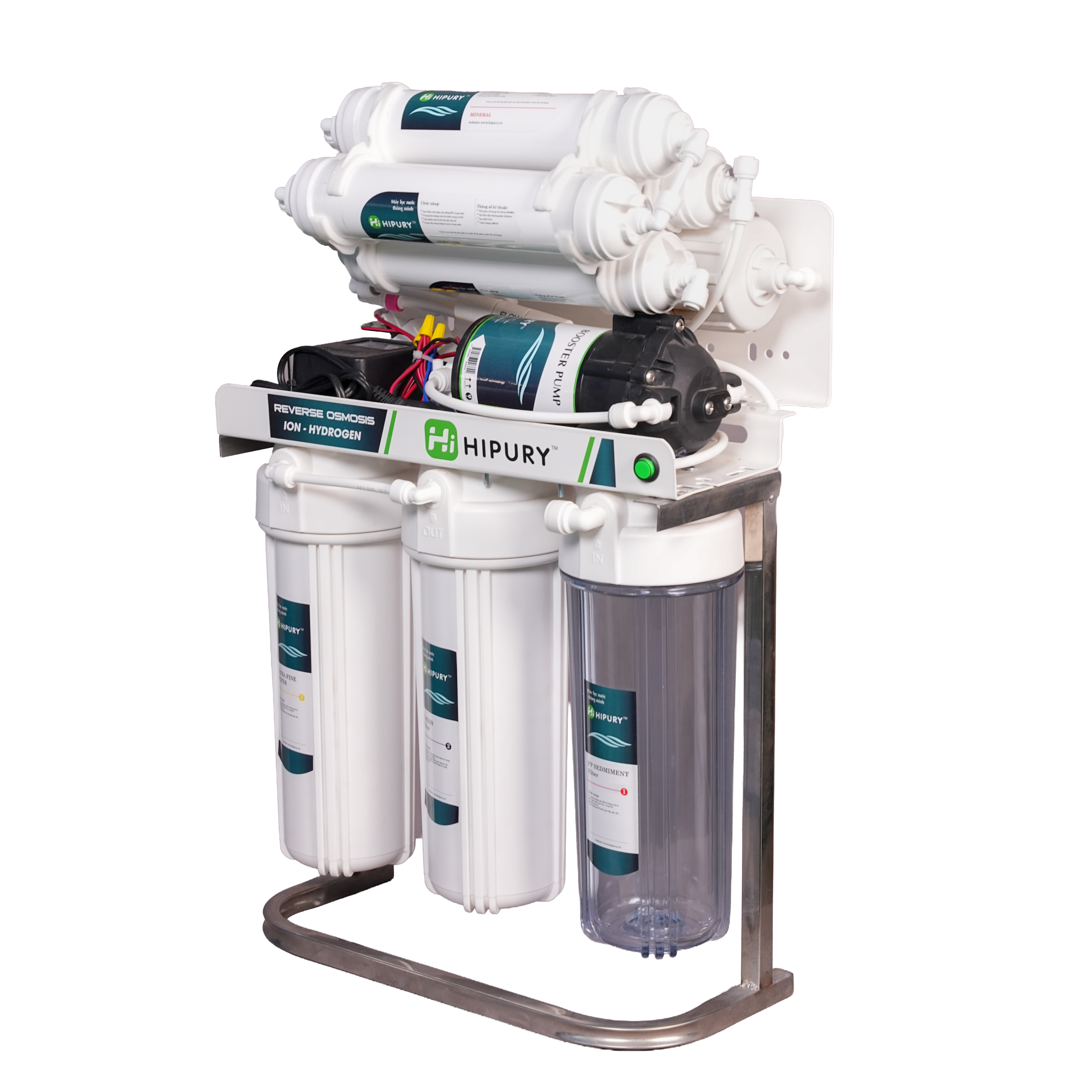 Máy lọc nước 10 cấp không tủ Hipury – lắp gầm tủ bếp - Ảnh 2