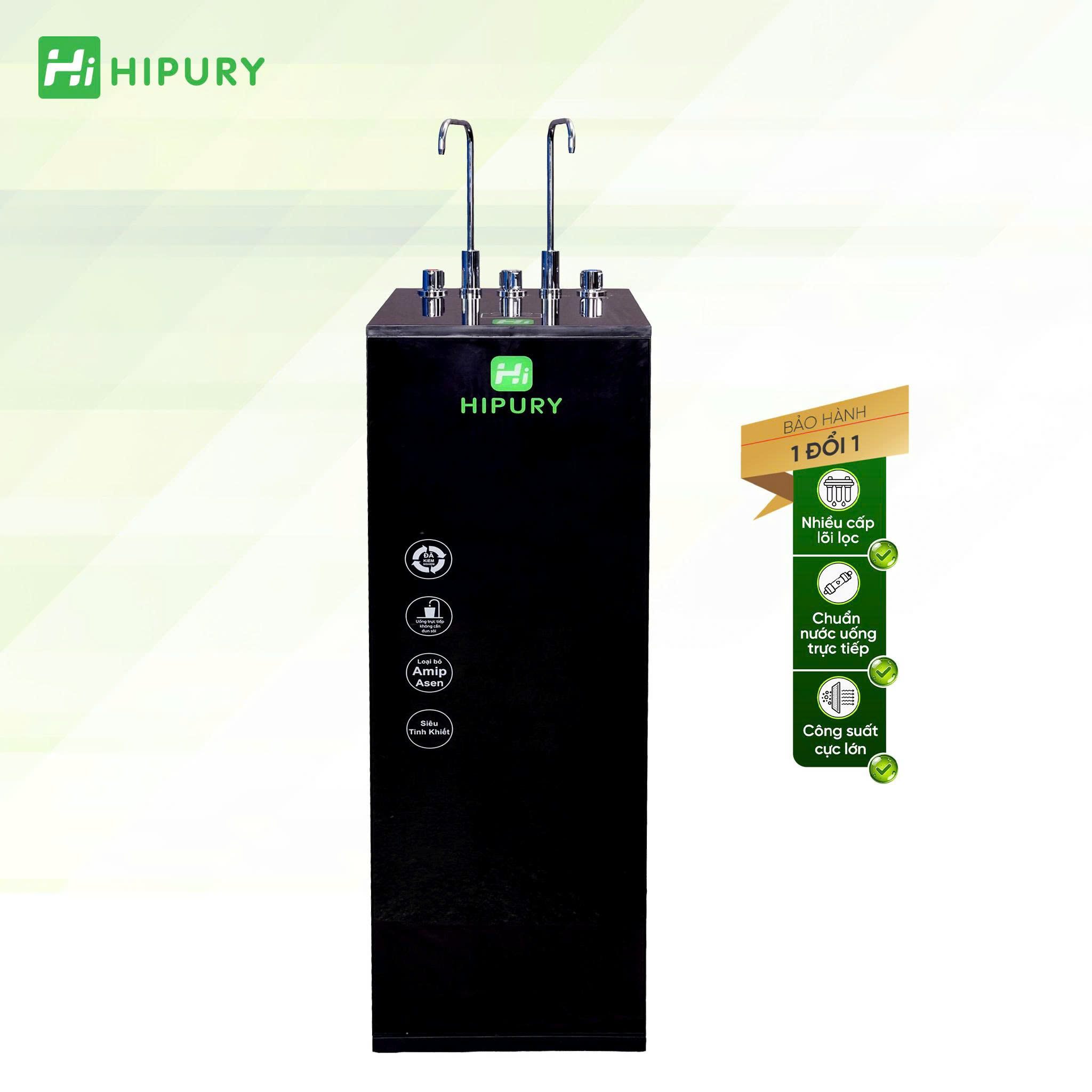 Máy lọc nước Hipury nóng lạnh 10 cấp